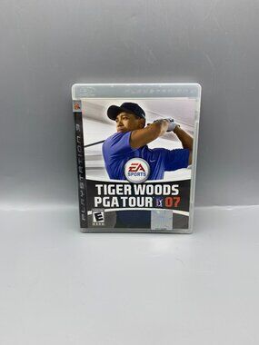 PS3  Playstation 3 Tiger Woods PGA Tour 07 Blue-Ray Disc with Manual and Case